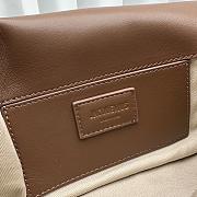Fortok Jacquemus Le Bambimou Puffed Flap Bag Brown 30x14x8cm - 3