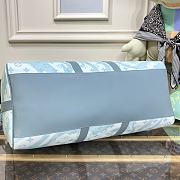 Fortok Louis Vuitton Keepall Bandoulière 50 Monogram Aquagarden Canvas M22570 50x29x23cm - 2