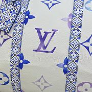 Fortok Louis Vuitton Keepall Bandoulière Travel Bag Blue M10254 50cm - 6