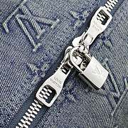 Fortok Louis Vuitton Keepall Bandoulière 50 Bag Denim M22532  - 6