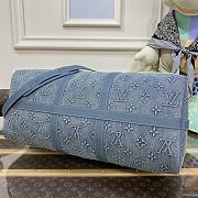 Fortok Louis Vuitton Keepall Bandoulière 50 Bag Denim M22532  - 4