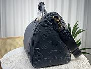 Fortok Louis Vuitton  Keepall Bandoulière 50 Travel Bag Black  - 3