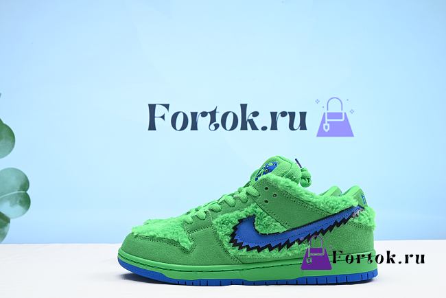 Fortok Nike SB Dunk Low Grateful Dead Bears Green - 1