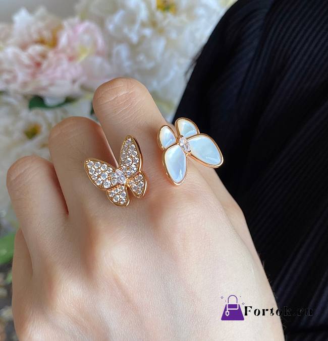 Fortok Van Cleef & Arpels Butterfly Ring - 1