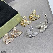 Fortok Van Cleef & Arpels Butterfly Earrings Gold/Silver - 1