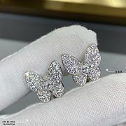 Fortok Van Cleef & Arpels Butterfly Earrings Gold/Silver - 4