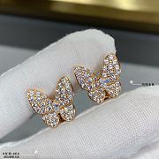 Fortok Van Cleef & Arpels Butterfly Earrings Gold/Silver - 3