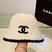 Fortok Chanel Classic Logo Bucket Hat White/Black - 1