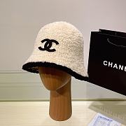 Fortok Chanel Classic Logo Bucket Hat White/Black - 6