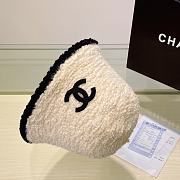 Fortok Chanel Classic Logo Bucket Hat White/Black - 5
