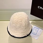 Fortok Chanel Classic Logo Bucket Hat White/Black - 2