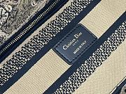 Fortok Dior Lady D-Lite Bag In Brown Toile de Jouy Embroidery M0565 24x20x11cm - 4