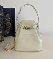 Fortok Dior Medium C'est Bag White 24x10x24.5cm - 1