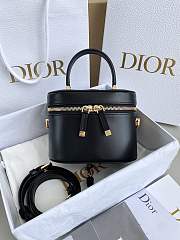 Fortok Dior Signature Vanity Cosmetic Case Black 16×11×9.5cm - 1