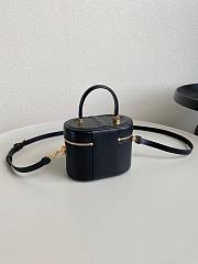 Fortok Dior Signature Vanity Cosmetic Case Black 16×11×9.5cm - 3