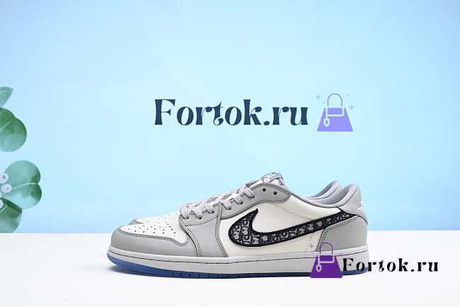 Fortok Jordan 1 Retro Low Dior Shoes - 1