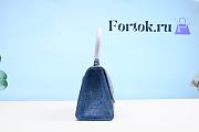 Balenciaga Hourglass Handle Bag Denim 92947 23cm - 2