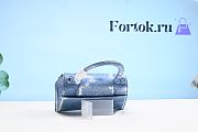 Balenciaga Hourglass Handle Bag Denim 92947 23cm - 3