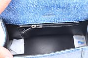 Balenciaga Hourglass Handle Bag Denim 92947 23cm - 4