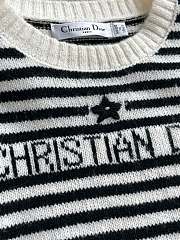 Fortok Dior Marinière Short-Sleeved Sweater - 6