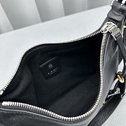 Fortok Givenchy Black Voyou Party Leather Shoulder Bag 24x18x3.5cm - 3