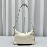 Fortok Givenchy White Voyou Party Leather Shoulder Bag 24x18x3.5cm - 6