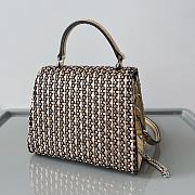 Fortok Valentino 2023 Natural Weaving Tote Bag 22x17x9cm  - 3