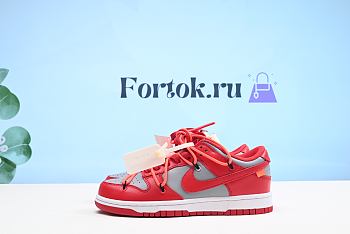 Fortok Nike Off-White x Dunk Low ‘University Red’ CT0856-600