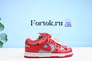 Fortok Nike Off-White x Dunk Low ‘University Red’ CT0856-600 - 6