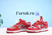 Fortok Nike Off-White x Dunk Low ‘University Red’ CT0856-600 - 3