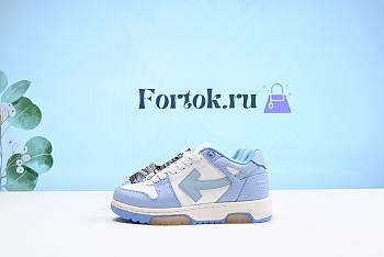 Fortok Off-White Out of Office Low ‘White Light Blue’ Sneakers