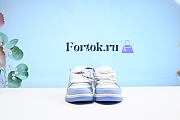 Fortok Off-White Out of Office Low ‘White Light Blue’ Sneakers - 4