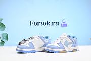 Fortok Off-White Out of Office Low ‘White Light Blue’ Sneakers - 3