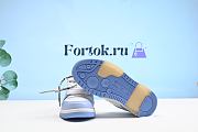 Fortok Off-White Out of Office Low ‘White Light Blue’ Sneakers - 2