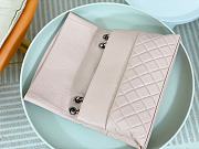 Fortok Chanel A07095 Pink Flap CC Silver Chain Shoulder Bag 32x7.5x19cm - 5