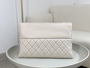 Fortok Chanel A07095 White Flap CC Silver Chain Shoulder Bag 32x7.5x19cm - 4
