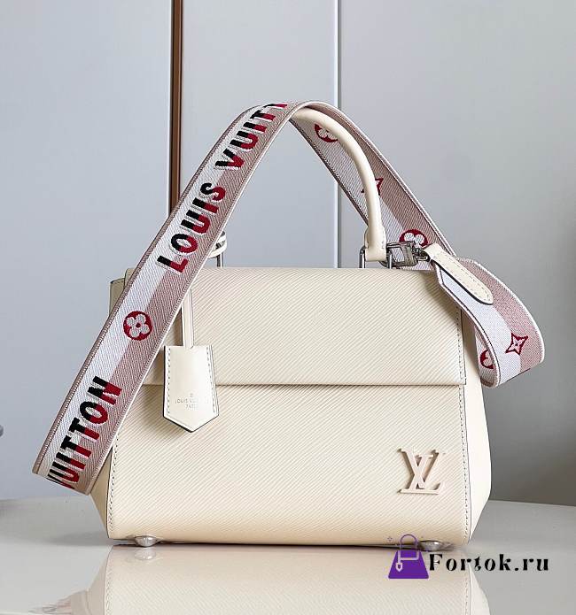 Fortok Louis Vuitton Cluny Mini Bag White M58928 20x16x7.5cm - 1