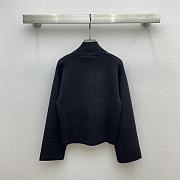Fortok Fendi 2023 Double F Pocket Zipper Wool Cardigan - 6