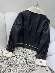 Fortok Fendi 23 Leather Jacket Black - 3