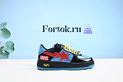 Fortok Bape x Marvel Bapesta Blue Sneakers - 6