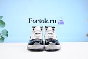 Fortok Air Jordan 11 Retro ‘Concord’ Black and White Sneakers - 4