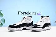 Fortok Air Jordan 11 Retro ‘Concord’ Black and White Sneakers - 3