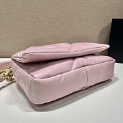 Fortok Prada Pillow Bag Pink 1BD306 31x19x8.5cm - 3