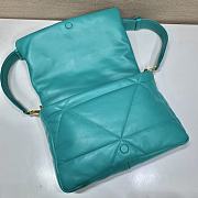 Fortok Prada Pillow Bag Green 1BD306 31x19x8.5cm - 5