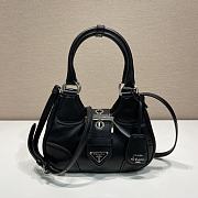 Fortok Prada Black Moon Padded Nappa-Leather Bag 22.5x16x7.5cm - 1