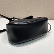 Fortok Prada Black Moon Padded Nappa-Leather Bag 22.5x16x7.5cm - 6