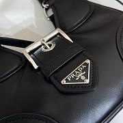 Fortok Prada Black Moon Padded Nappa-Leather Bag 22.5x16x7.5cm - 2