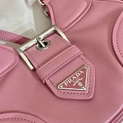 Fortok Prada Pink Moon Padded Nappa-Leather Bag 22.5x16x7.5cm - 4