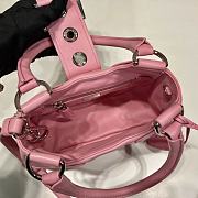 Fortok Prada Pink Moon Padded Nappa-Leather Bag 22.5x16x7.5cm - 2