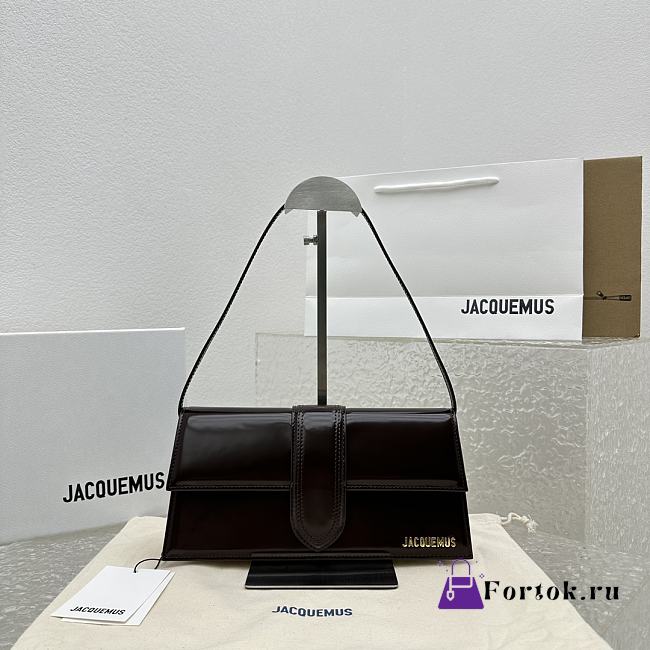 Fortok Jacquemus Le Grand Bambino Bag Brown 28x13.5x6cm - 1